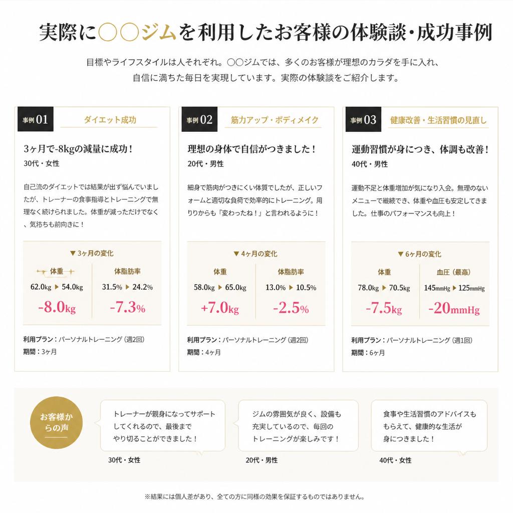 成功事例と利用者の声を紹介