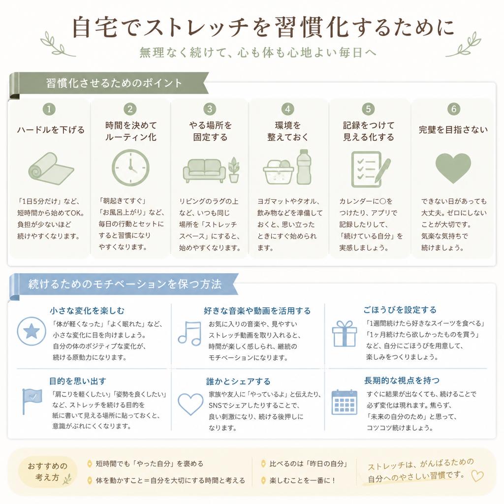 運動習慣を続けるコツ