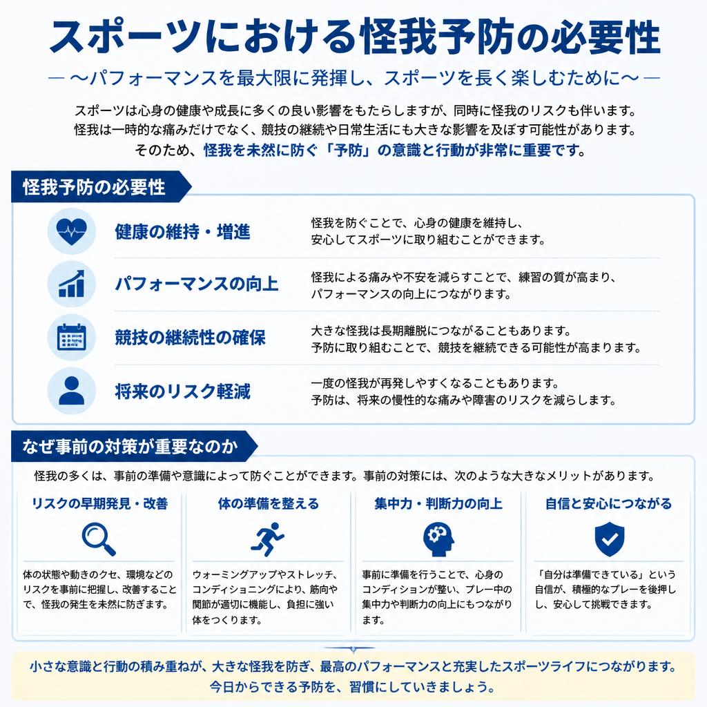 2. 怪我予防の重要性