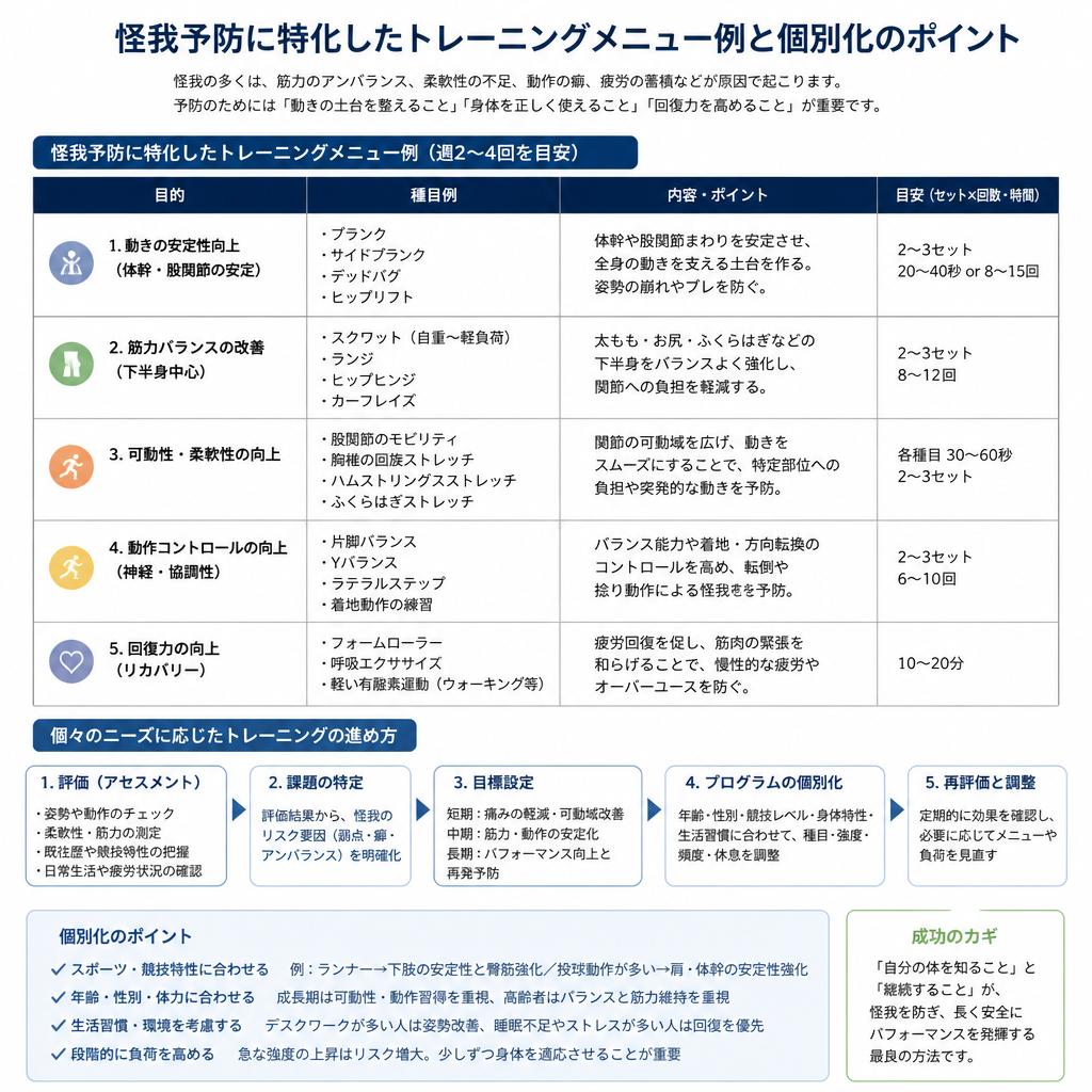 4. 当ジムのトレーニングメニュー