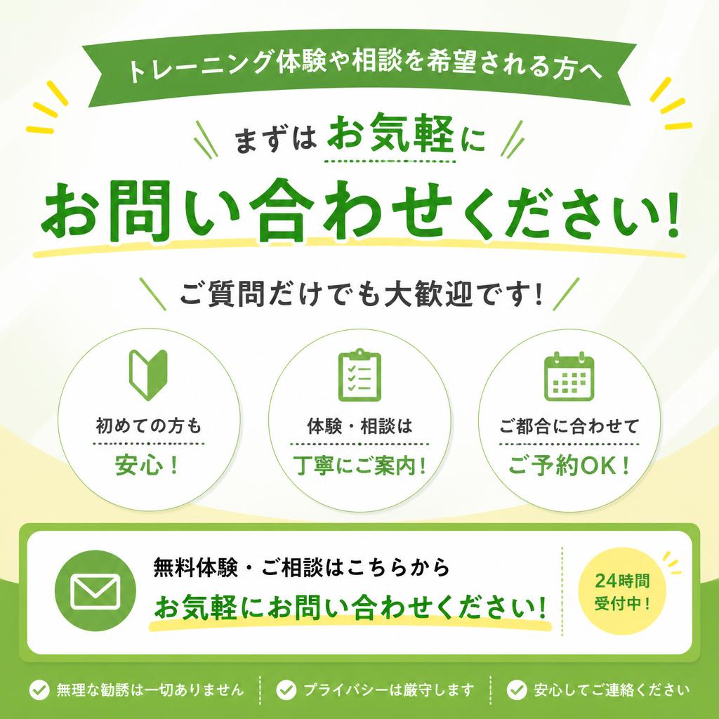 今すぐお問い合わせを！