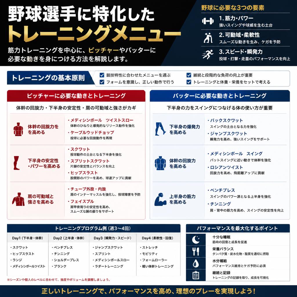 当ジムのトレーニングメニュー
