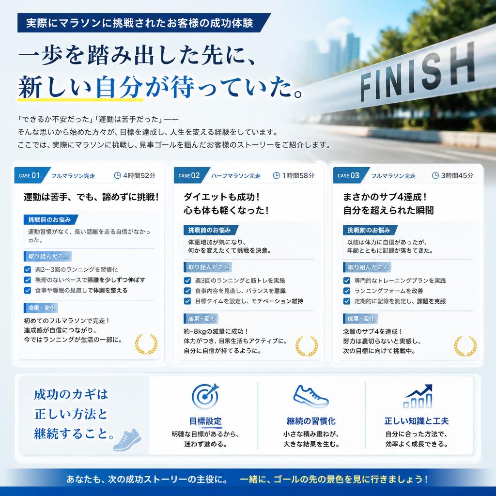成功事例：お客様の声