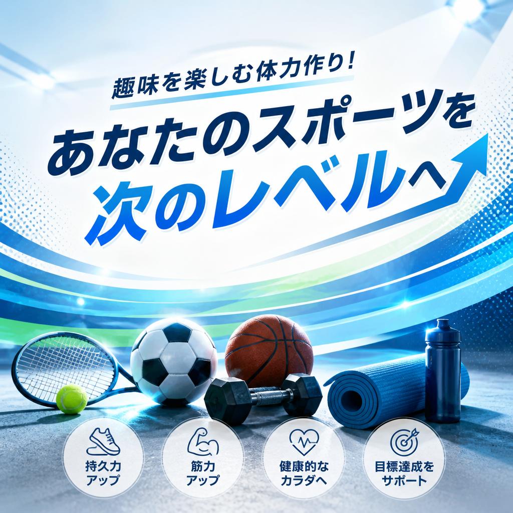 趣味を楽しむ体力作り！あなたのスポーツを次のレベルへ