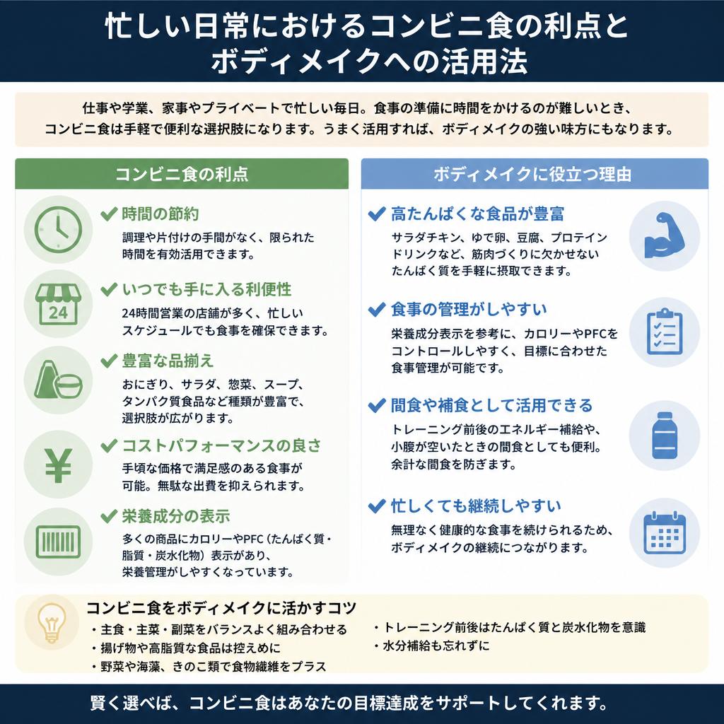 2. コンビニ食の advantages