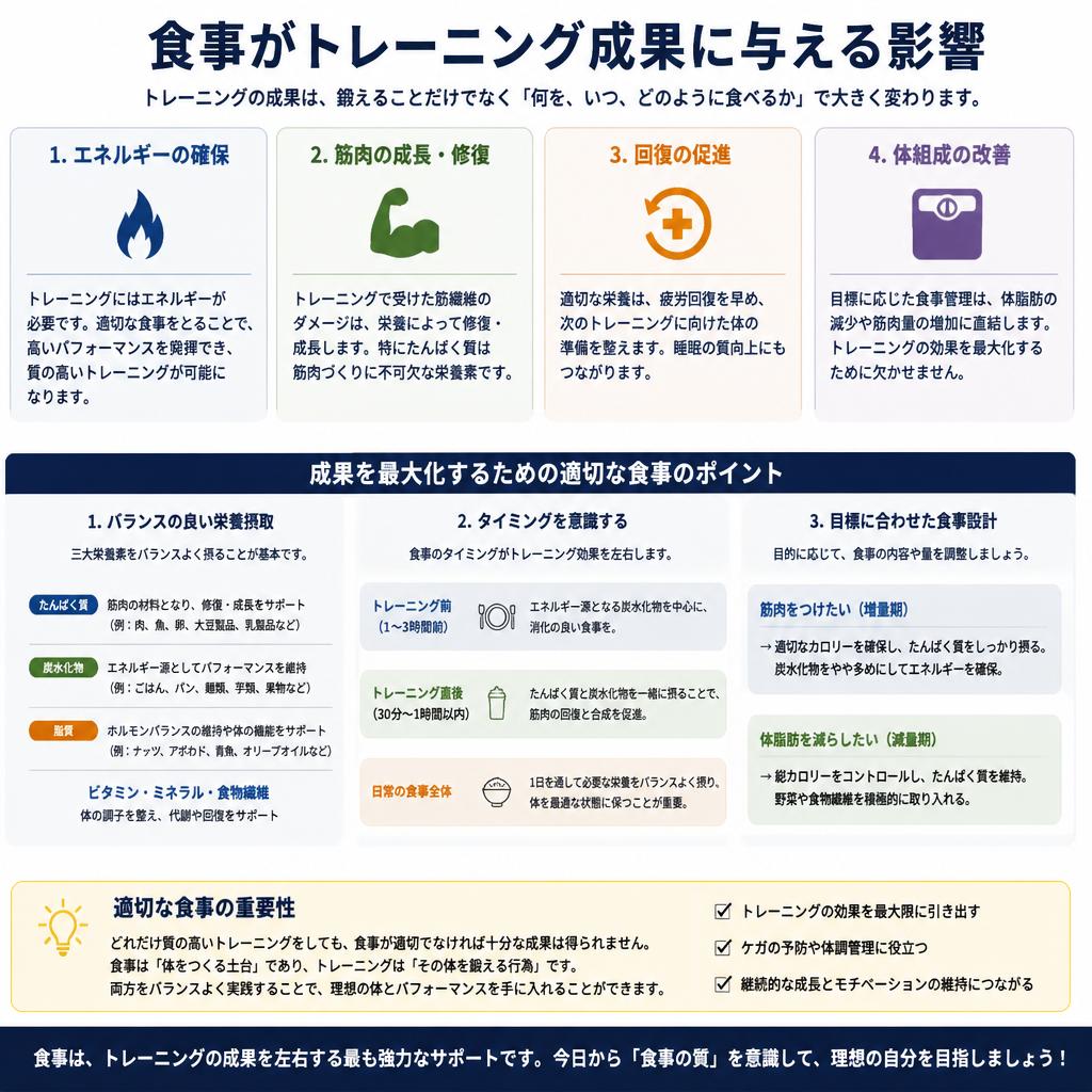 4. 食事とトレーニングの関係